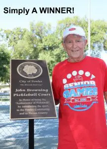 Pickleball Rocks Player Of The Month: John Browning &Raquo; John Browning Pom