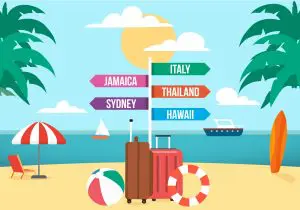 As The World Struggles It’s Way Into The New Normal, Here Are Linda Ballou’s Travel Tips For 2022 &Raquo; Free Travel Vector Illustration 1400X980 1 300X210 1