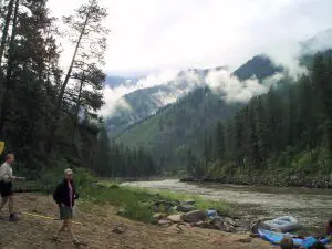 With Another Summer Upon Us, Linda Ballou Shares Stories Of Rivers She Has Known And Loved &Raquo; Salmon River Idaho Beach Camp 2 300X225 1