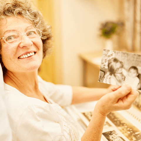 Woman Homecare In Bed