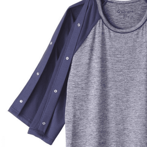 Adaptive Clothing For Seniors: Shopping Guide 11 Adaptive Shirt With Snaps For Surgery Recovery