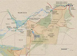 Chobe National Park, Botswana - A Safari Day Trip &Raquo; Botswanamapchobex