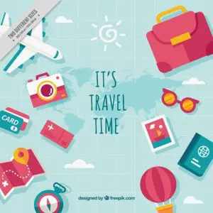 Linda Ballou Reports On Travel Trends For 2023: Leisure Travel Is Back! &Raquo; Background Various Travel Elements With Message 23 2147598696 1 300X300 1