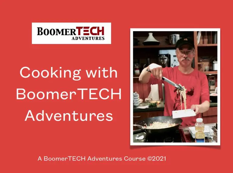 Cooking With Boomertech Adventures
