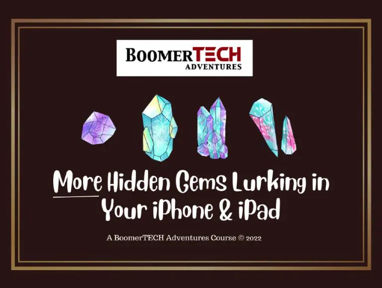 More Hidden Gems Lurking In Your Iphone &Amp; Ipad