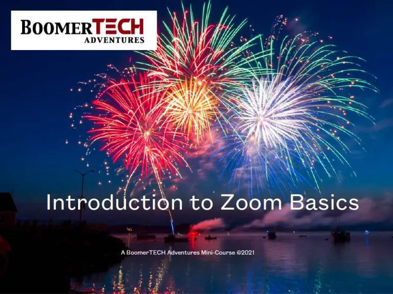 Introduction To Zoom Basics