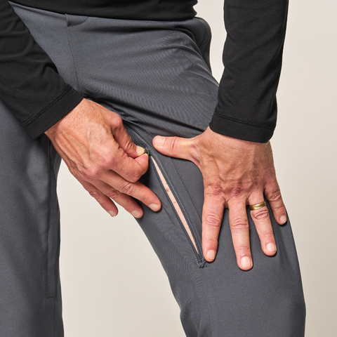 Inseam Zipper Adaptive Pants