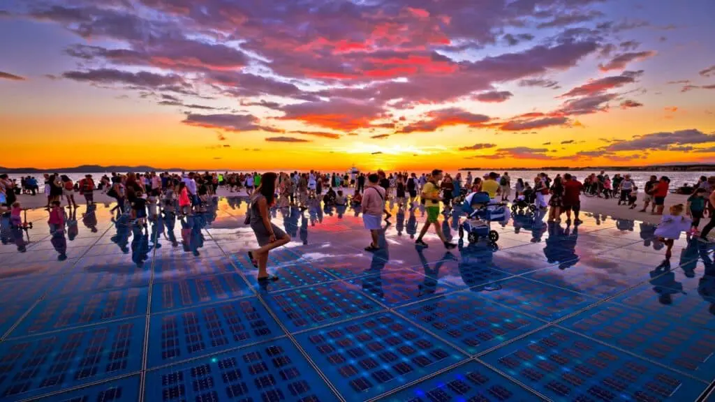 Sun Salutation In Zadar