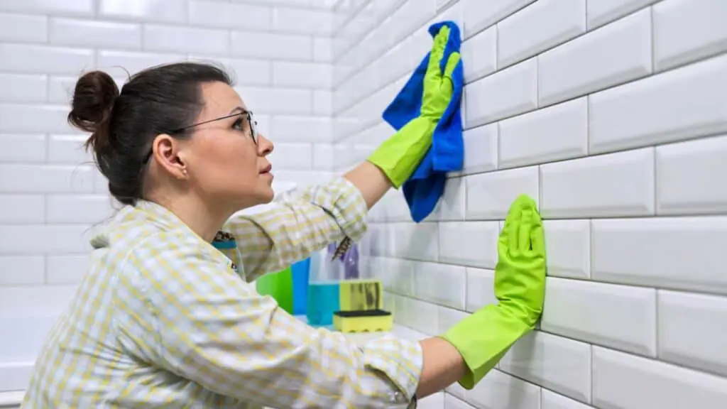 12 Small Ways To Stop Wasting Money Around The House 104 Woman Cleaning With Rags