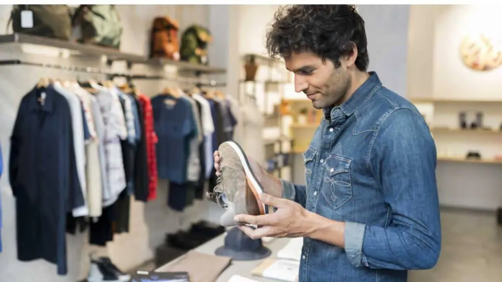 Man Buying Shoes