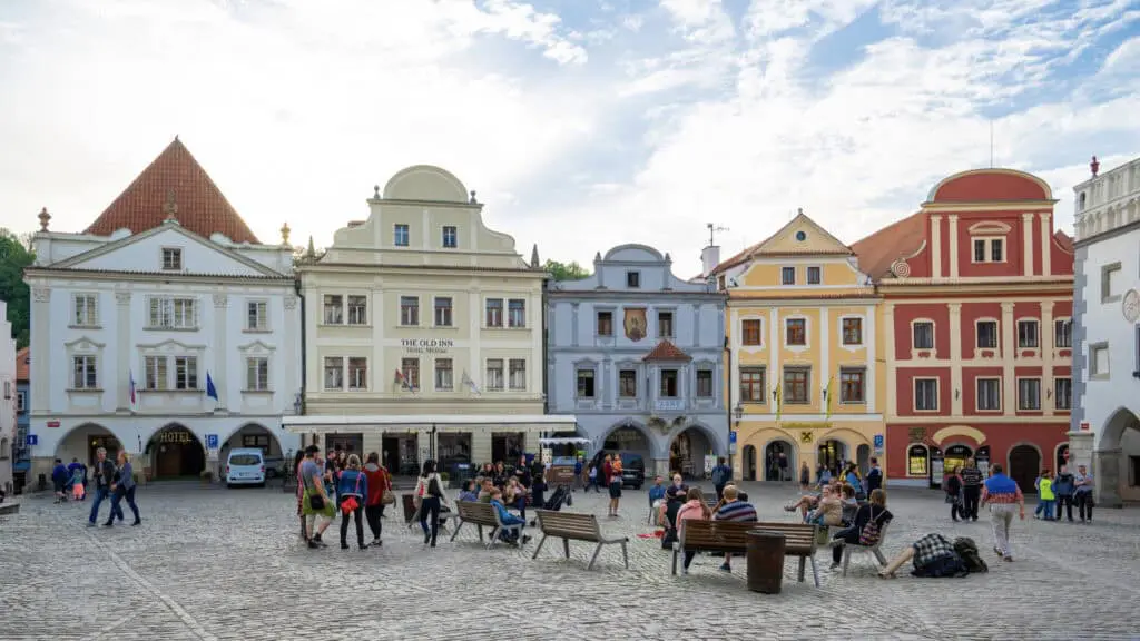 Cesky Krumlov Old Town