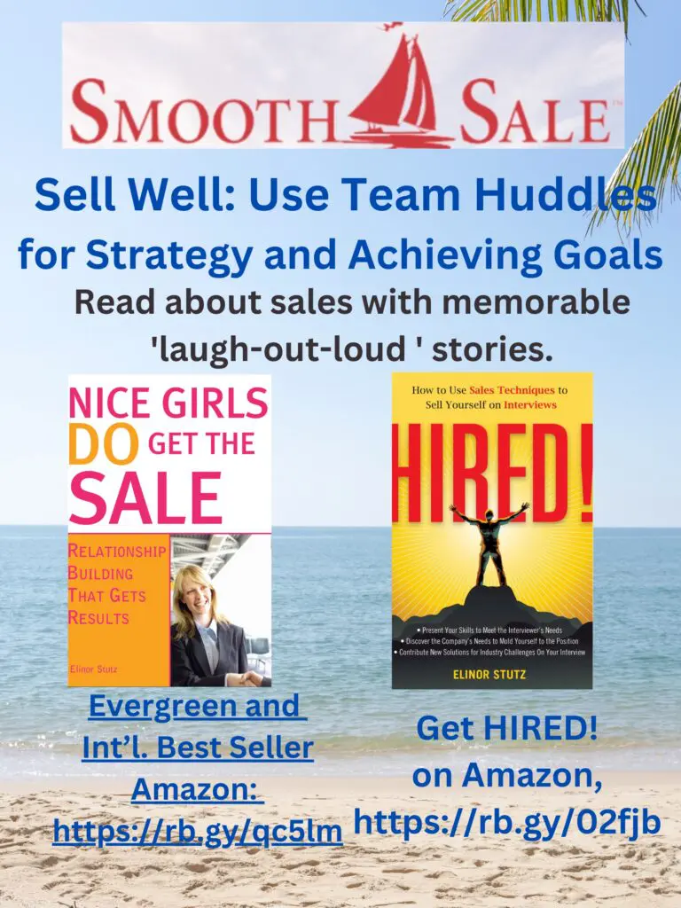 Nice Girls Do Get The Sale Is An International Best-Seller And Evergreen: 
A Classic! Https://Amzn.to/39Qivzw

Hired! How To Use Sales Techniques To Sell Yourself On Interviews Is A Best Seller. Https://Amzn.to/33Lp2Pv And Helped Many To Secure The Job They Desired.