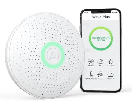 The Superaging Home: 5 Highly Ranked Amazon Products To Tackle Indoor Air Pollution &Raquo; Airthings 2930 Wave Plus Resize