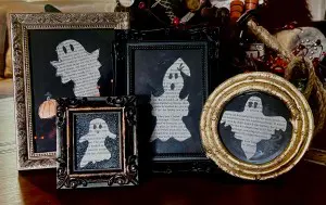 3 Ghostly Diy Crafts For Halloween &Raquo; 3 Ghostly Diy Halloween Crafts Ghost Frames 300X189 1