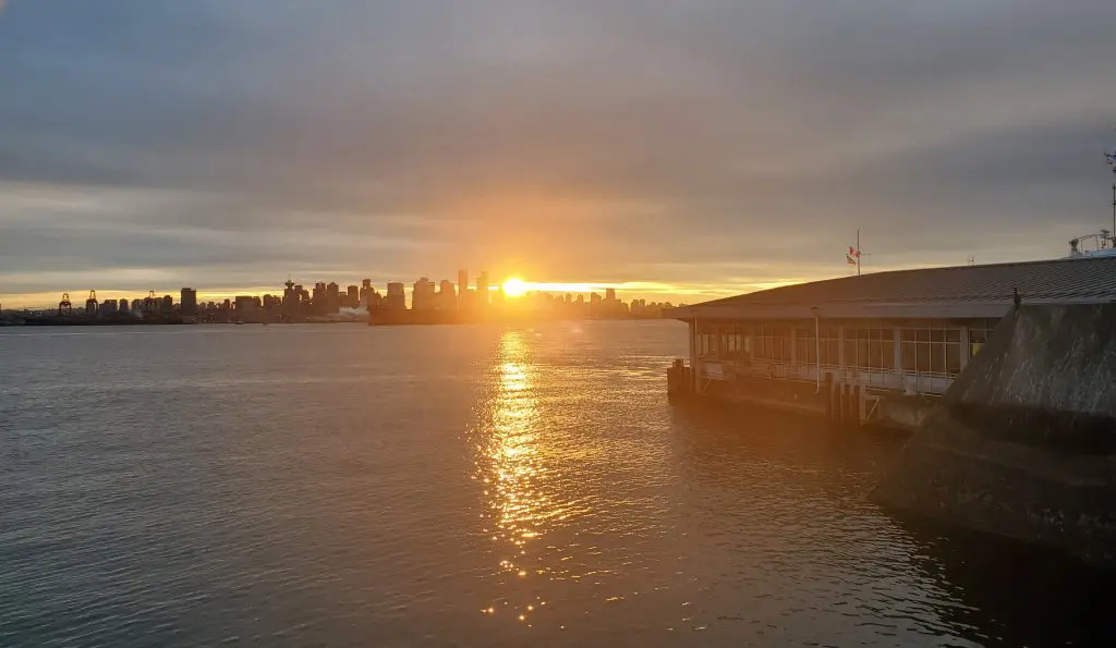 Sunset At The Lonsdale Quay In North Vancouver. Photography By Sharon K. Summerfield