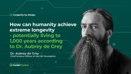 The Path To A 1,000-Year Lifespan With Dr. Aubrey De Grey &Raquo; 86Dv7Rjcw Inside Tracker Longevity By Design Dr. Aubrey De Grey Episode Thumbnail 01