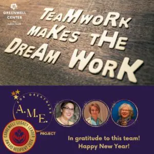 Teamwork Makes The Dreamwork Quote With Photos Of Three Women For The Ame For Greatness Project