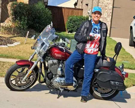 Riding Into Life’s Second Chapter: Tepe Hamilton’s Motorcycle Journey &Raquo; Tepe Hamilton With Motorcycle 1024X819 1