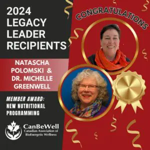 Award Announcement With Two Womens Photos