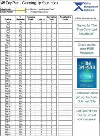 Twenty Thousand Leagues Of Email: Part 1 &Raquo; Clean Up Email Tool