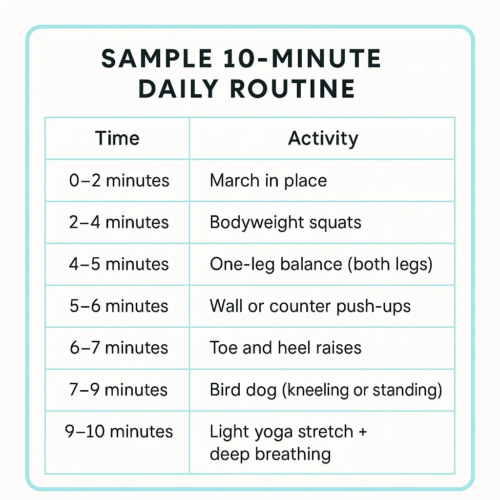 It Only Takes A Few Minutes A Day: A 10-Minute Exercise Snack For Healthy Aging &Raquo; Chatgpt Image Apr 21 2025 02 08 35 Pm