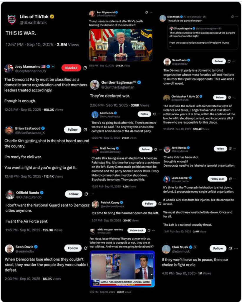 The Charlie Kirk Death: Weaponizing Tragedy &Raquo; Screenshot 2025 09 12 At 12.44.35 Pm 822X1024 1