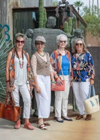 White Pant Outfits For Fall: How To Style Them With Prints &Raquo; All White Pants Fall Jtouchofstyle