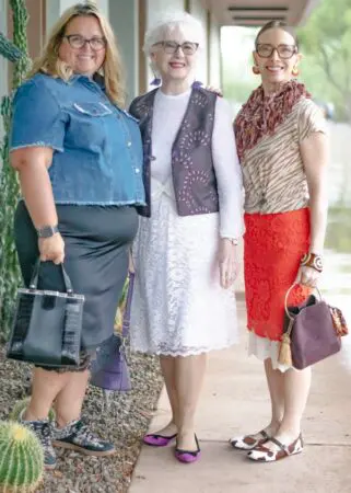 Excellent Thrifty Lace Skirt Outfits Styled 3 Ways &Raquo; All Thrift6 Lace Skirt Jtouchofstyle Copy 1