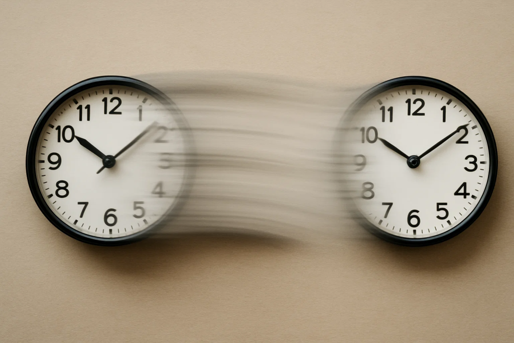 Two Clocks On The Wall.