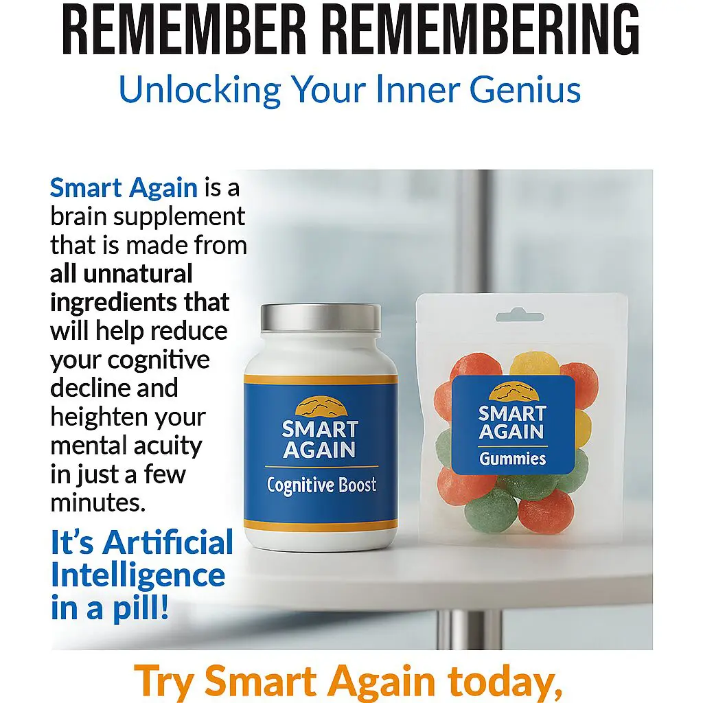 Smart Again, Artificial Intelligence In A Pill! &Raquo; Adsmartjustok