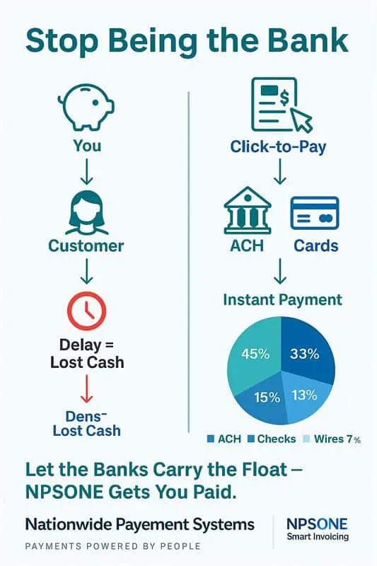 Stop Being The Bank: B2B Payments Must Ditch Checks For Ach And Credit Cards &Raquo; Stop Being The Bank