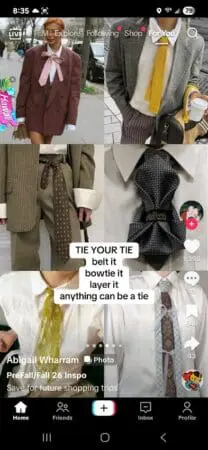 Fashionable Ties: 3 Unexpected Ways To Wear Men’s Ties &Raquo; Screenshot 20250728 083540 Tiktok