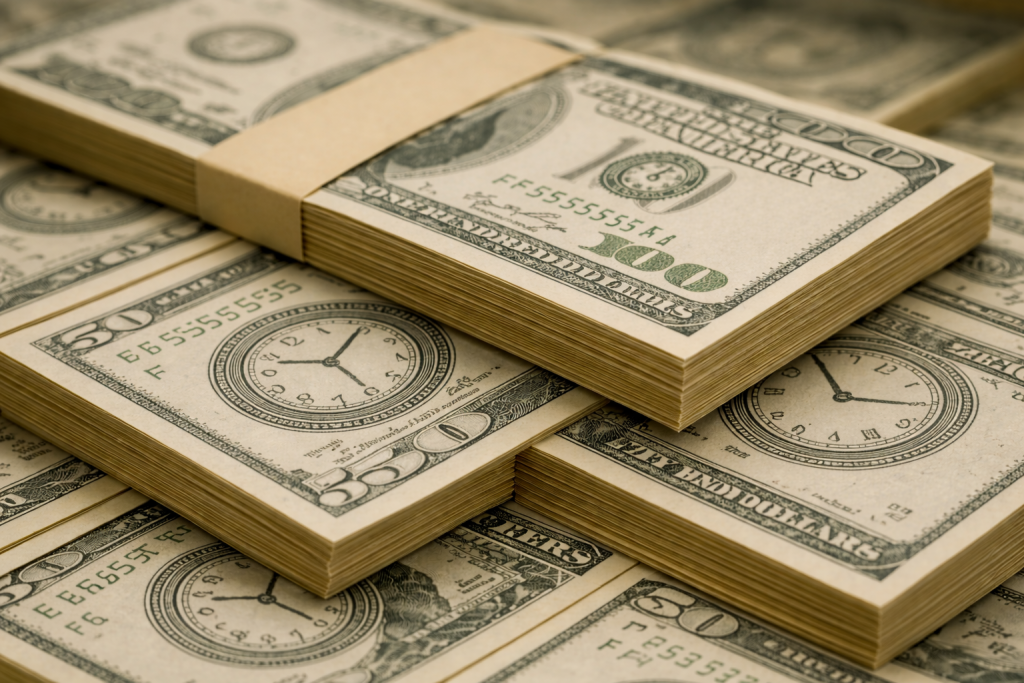 The Time Portfolio: Managing Hours Like Assets &Raquo; Stack Of Money 1024X683 2