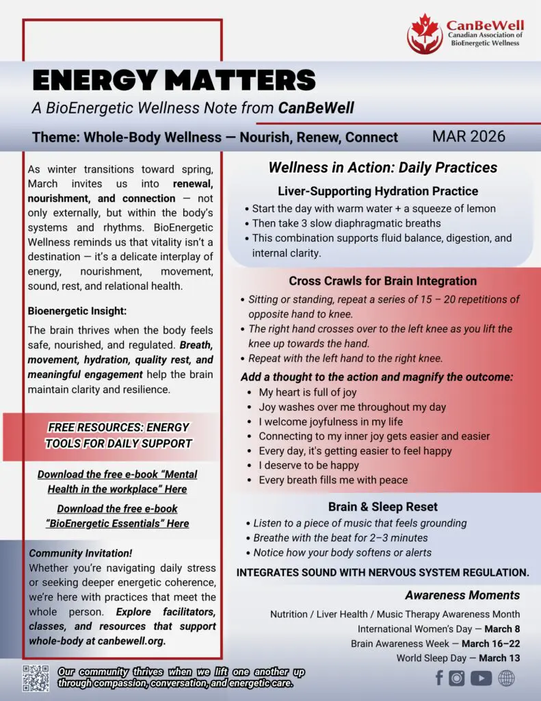 March At The Greenwell Center: Advancing Bioenergetic Wellness For Everyday Living 1 March At The Greenwell Center: Advancing Bioenergetic Wellness For Everyday Living &Raquo; Cbw Public Newsletter Mar 2026 791X1024 1 1