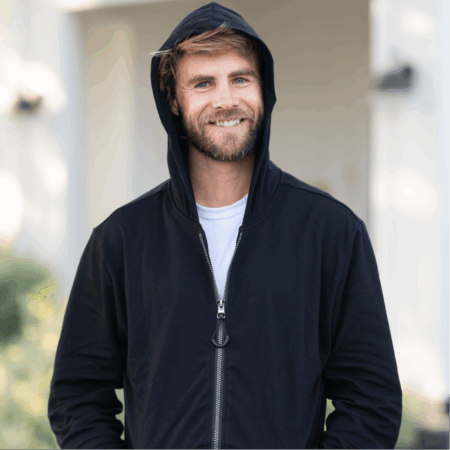 How To Style A Hoodie: Your Friendly Guide To Looking Great &Raquo; Hoodease The Magnetic Zip Up Hoodie Joe Bella Black S Black M Black L Black Xl Black 2Xl 37565367484653