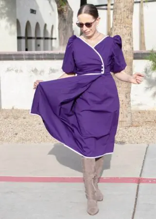 Talethread Review: The Affordable Way To Get Custom-Fit Style &Raquo; Jodie Fr Purple Dress Talethread Jtouchofstyle