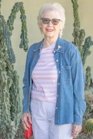 Introducing 5 Types Of Denim Jackets Silhouettes To Mix Things Up &Raquo; Charlotte 3Qtr Denim Jacket Sil Jtouchofstyle