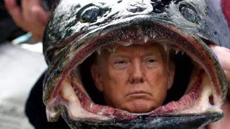 Trump Swallowed By Monster Snakehead Fish In Satirical North Carolina Revenge Tale &Raquo; Chatgpt Image May 13 2026 At 02 44 27 Pm