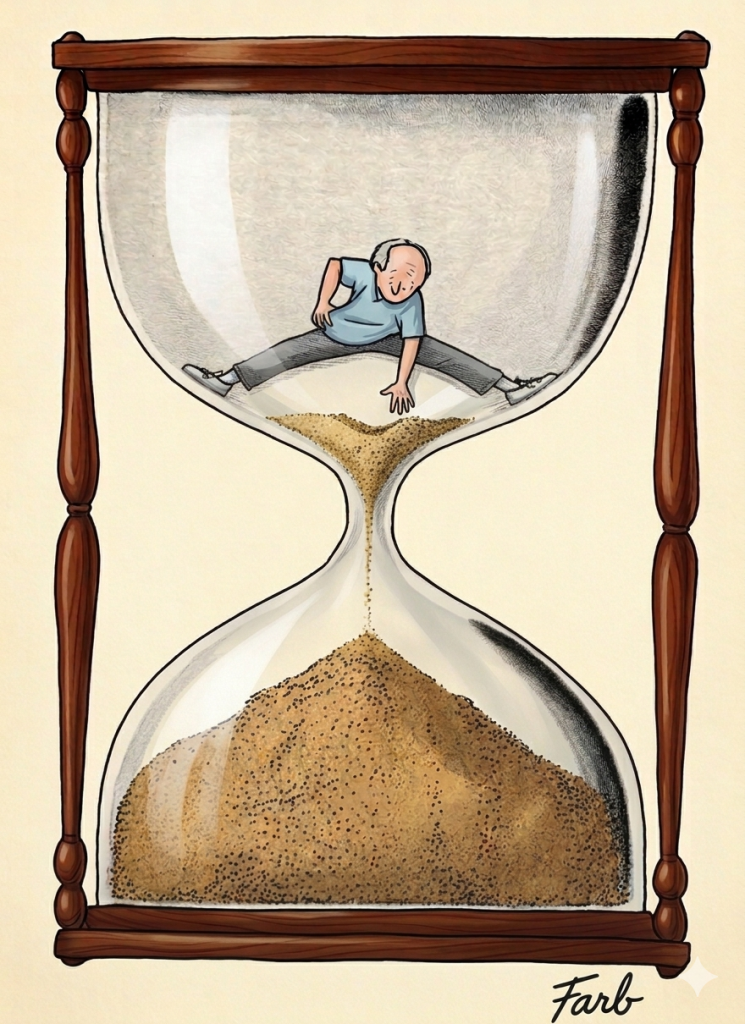 Growing Old &Raquo; Hourglassclutchingthesandsoftime 745X1024 2