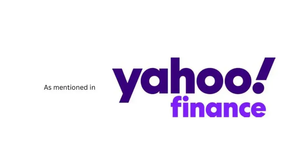 A Graphic Featuring The Yahoo Finance Logo And The Phrase 