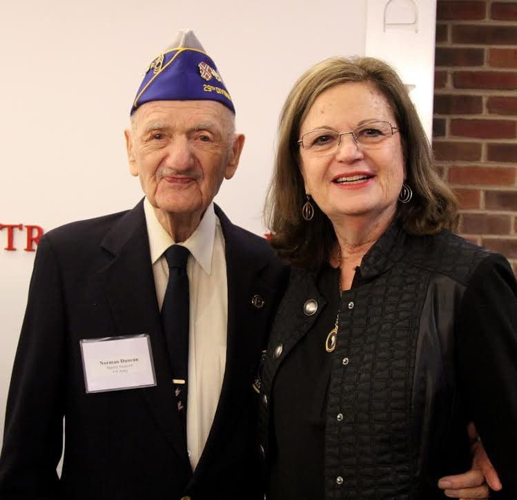 Norman Duncan With His Daughter, Tina Duncan Barden.