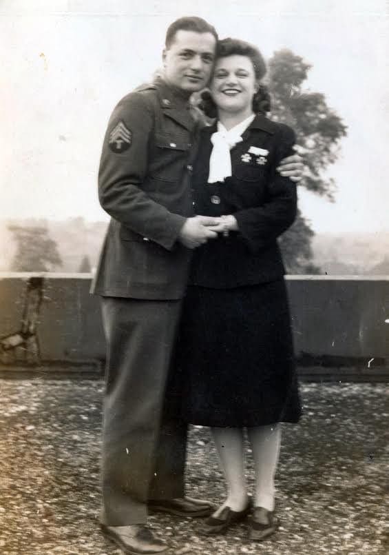 Norman Duncan With His Wife, Elsie Sheldon Duncan, In The 40S.