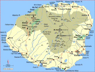 Map Of Kauai