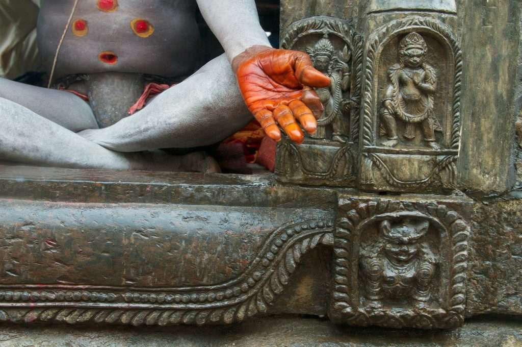 Medium Shot Of Sadhu'S Hand And Detail In Pashupati Nath - Medium - Kathmandu, Nepal By Ralph Velasco