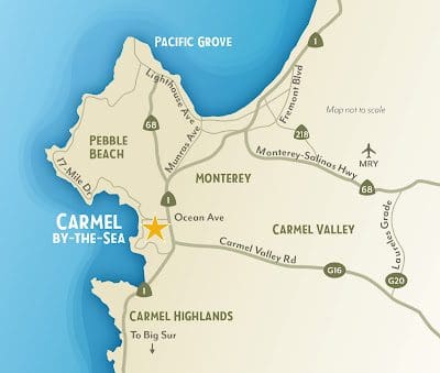 Carmel-By-The-Sea &Amp; Big Sur, California, Usa &Raquo; Carmelmap