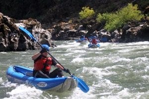 Linda Ballou Wonders Whether She Was ‘Blissfully Sinking’ Or ‘Gloriously Synching’ Into River Time, During Her Recent Rogue River Raft Trip. Either Way, She Relished Every Moment. &Raquo; Heading For The Rogue River 300X200 1