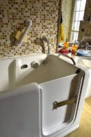 Walk-In Tub And Grab Bars