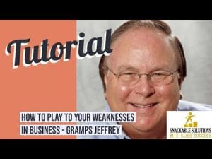 How To Play To Your Weaknesses In Business - Gramps Jeffrey Snackable Solution &Raquo; Hqdefault 3