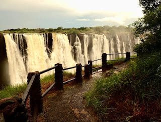 Knife Edge Bride Victoria Falls Zambia