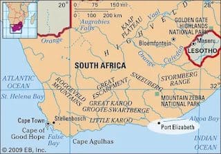 Port Elizabeth &Amp; Addo Elephant National Park, South Africa (1/12/2023) - A Safari Day Trip &Raquo; Port Elizabeth Locator Map South Africa